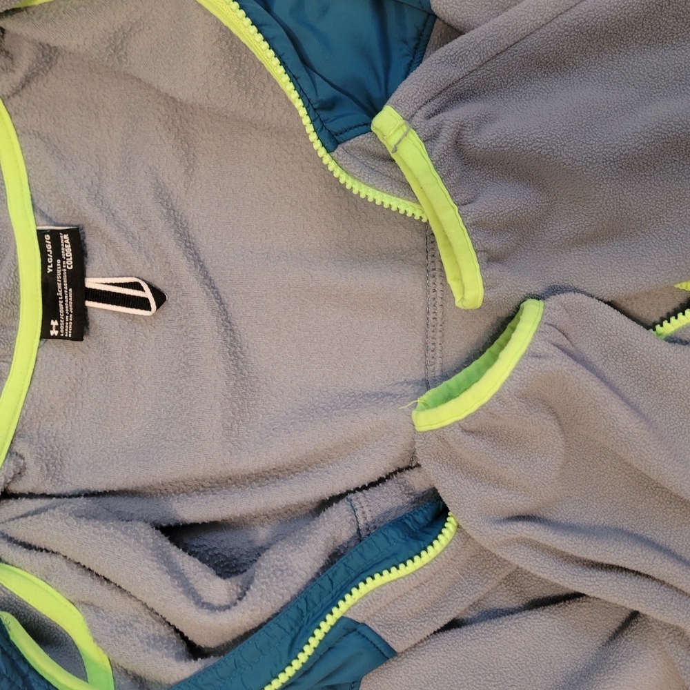 Kids jacket Under Armour Blue and Gray Hooded Jacket - Picture 5 of 5